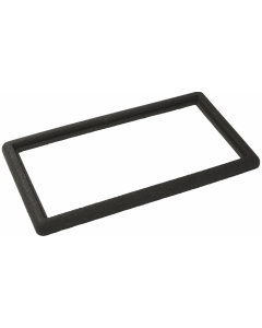 Black rubber border 90x50cm for door foot grid - Black rubber border 90x50cm for outdoor grid 80x40cm - PLUS