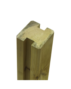H Fence Slotted Post 268x9x9cm, colore naturale