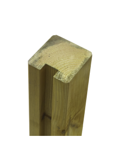 Holz Profil-Pfosten mit 1 Nuten 268x9x9cm