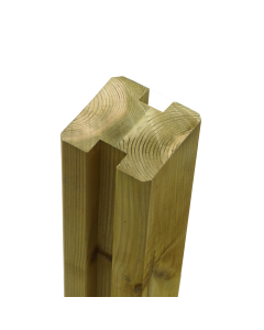 H Slotted Fence Post 268x9x9cm laminated pine, natural color