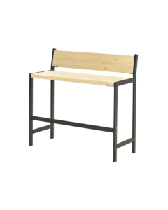 Bar Bench Industrial style FUNKIS, natural color - 103x41x75cm