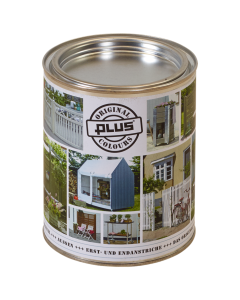 Outdoor stain-paint grey-green 0,75 liter