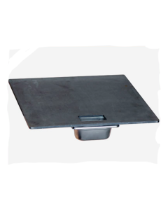 Fire plate and drip tray for Braai - 50cm