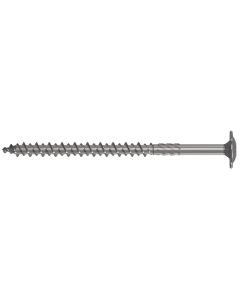 Hardwood screw Ø8mm in stainless steel A2 with wafer head - various lengths