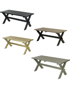 Picnic Table NOSTALGI - 6 to 8 seats - 177x76x72cm