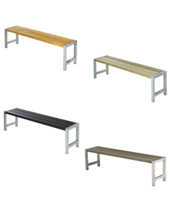 Outdoor bench for table PLANK 176x38x45cm
