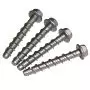 Boulon m8 acier galvanisé (jeu de 4) longueur 65mm  thumbnail
