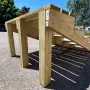 Stützpfosten für Außentreppe 5 Stufen 9x9x85cm thumbnail