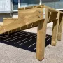 Stützpfosten für Außentreppe 5 Stufen 9x9x85cm thumbnail