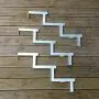 Pack 3x steel deck stair stringer 3 steps - h51cm - with option to install countersteps thumbnail