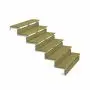 Cosciale metallo 6 gradini - con opzione alzate-h102cm-Set da 2 pezzi thumbnail