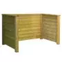 Mülltonnenverkleidung KLINK 194x97x108cm-Holz Natur thumbnail