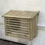 Omkasting airco buitenunit 96x56x57cm geïmpregneerd hout - Naturel thumbnail
