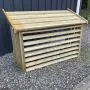 Omkasting airco buitenunit 96x56x57cm geïmpregneerd hout - Naturel thumbnail