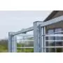 Steel fence post square 8x8x96cm - base 13x13cm thumbnail