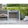 Poteau acier carré avec base : 8×8×186cm incl. 1 cache-poteau thumbnail