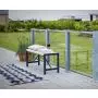Steel fence post square 8x8x96cm - base 13x13cm thumbnail