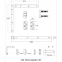 Door fitting adjustable - single and double doors thumbnail