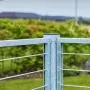 Deck railing panel 90x90cm CUBIC with steel bars thumbnail