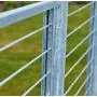 Deck railing panel 90x90cm CUBIC with steel bars thumbnail
