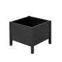 Fioriera quadrata con gambe-48x48x39cm-nero thumbnail