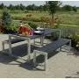 Table de jardin Plank 6pers - Bois autoclave ou mélèze de sibérie thumbnail
