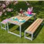 Table de jardin Plank 6pers - Bois autoclave ou mélèze de sibérie thumbnail