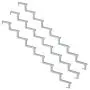 Pack 3x Steel deck stair stringer 8 steps - h1136cm - with option to install countersteps thumbnail