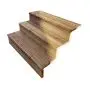 Deck stairs wood BERLIN H54cm - 3 steps 29cm deep - width 100cm - WITH countersteps thumbnail