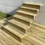 Escalera Exterior Madera A105cm 6 peldaños P29cm T100cm +Contrahuella thumbnail