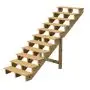 BERLIN Escalier extérieur bois 11 marches H 190cm L-120cm - sans contre marche thumbnail