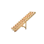 Buitentrap H207cm - 12 treden hout D29cm, B120cm ZONDER optrede thumbnail