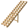 Scala esterna BERLIN, 14 gradini, Altezza 241cm, L 140cm, senza alzate thumbnail