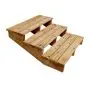MADRID Außentreppe Holz XL 3 Stufen extra tief Höhe 42cm Breite 120cm thumbnail