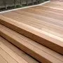 Lame terrasse bois exotique Red Balau Bangkirai 28x145 ASR l100cm thumbnail