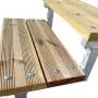 Scala in metallo OSLO, 2 gradini, Altezza 37cm e larghezza 120cm thumbnail