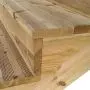 Buitentrap h139cm - 8 treden hout D29cm, B140cm MET optrede thumbnail