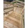 Balustrade trap buiten 3 treden + bordes 80x80cm + trapleuning 85x85mm - vorm S-OOORR thumbnail