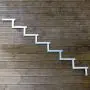 Steel deck stair stringer 7 steps - h119cm - with option to install countersteps thumbnail