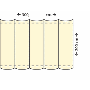 Nesling Coolfit schaduwdoek pergola 200x300cm gebroken wit thumbnail