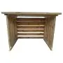 BRIZA - Copri condizionatore esterno tetto piano in legno, chiuso su 3 lati thumbnail