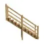 Terrassentreppe VENEZIA mit Treppengeländer, 10 Stufen, H173cm versch. Breiten thumbnail