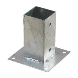 Fence post bracket for 7x7cm hot dip galvanized steel