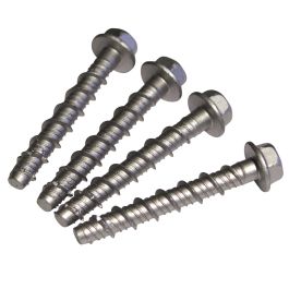 4x Heavy duty galvanized screw 8x65mm