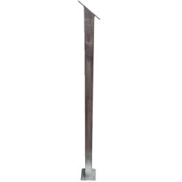 Metallpfosten Treppengeländer 36°Winkel-45x45x1038cm