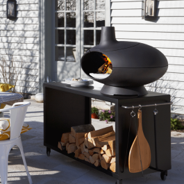 Morso Forno Garden - outdoor pizza oven and grill with table 120cm