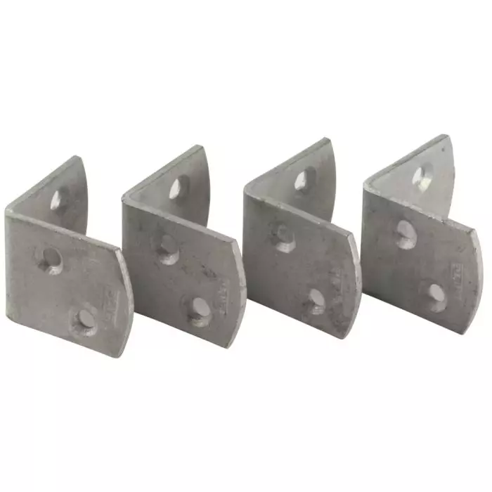 Staffe di giunzione angolare 4x 35x35x30mm Staffe di giunzione angolare 4x 35x35x30mm