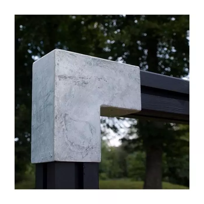 2-way corner bracket 9x9cm for Cubic Pergola