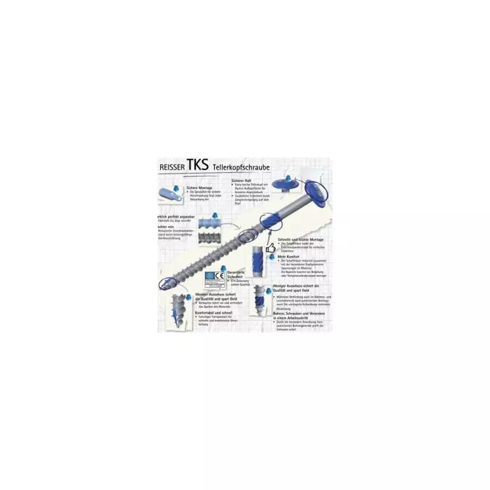 Tornillo para madera dura Ø8mm inox cabeza wafer 60mm 25 piezas 