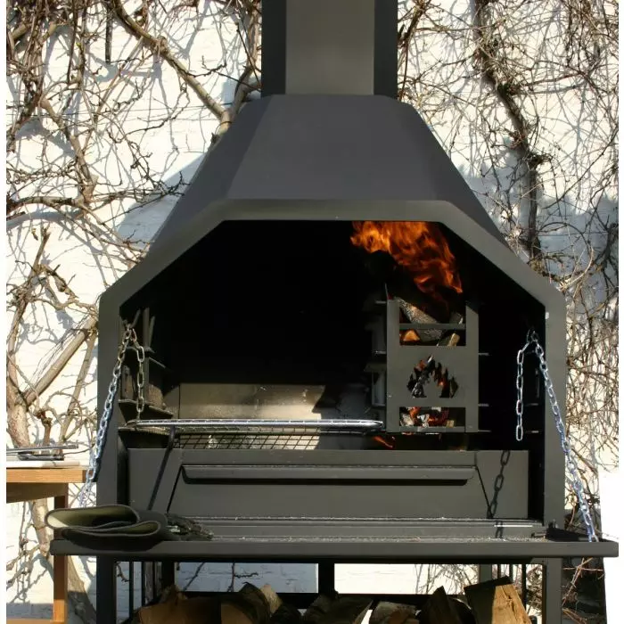 vrijstaande Home Fires Braai FS800 - met onderstel